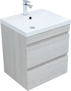 Тумба-умывальник подвесная Aquanet Нота New 60 дуб холден 00334203+00281220 Тумба-умывальник подвесная Aquanet Нота New 60 дуб холден 00334203+00281220, 5