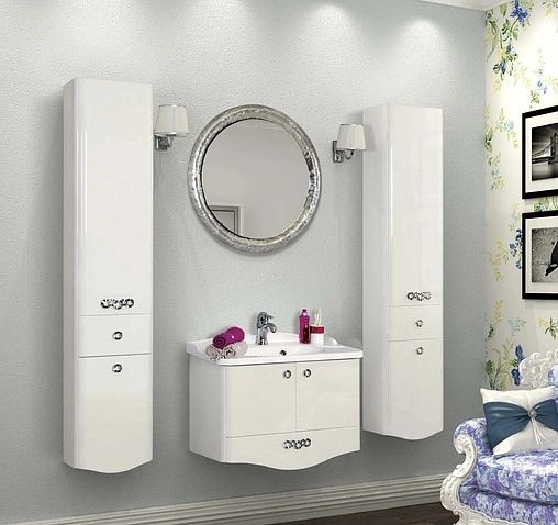 Тумба под умывальник Aquaton Венеция 75 белый 1A150901VN010