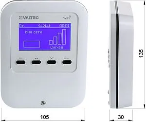 Интернет-модуль для беспроводного зонального контроллера Valtec SMART VT.ST.WIFI.RS.0, 2
