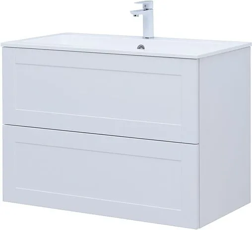 Тумба под умывальник подвесная Aquanet Терра 90 белый матовый 00313235