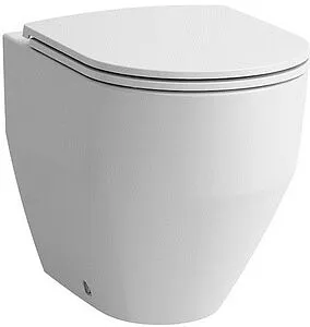 Унитаз приставной безободковый Laufen Pro Rimless белый 8.2295.6.000.000.1 Унитаз приставной безободковый Laufen Pro Rimless белый 8.2295.6.000.000.1, 1