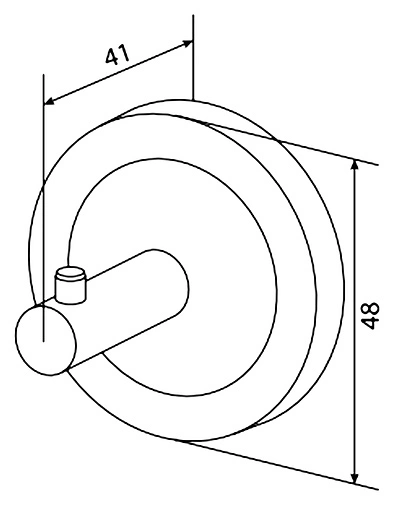 Крючок Am.Pm Serenity хром A4035500
