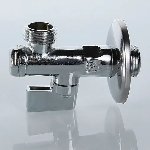 Кран шаровый угловой с фильтром ½&quot;н x ½&quot;н хром Valtec VT.282.N.0404