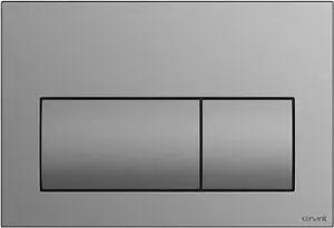 Клавиша смыва для унитаза Cersanit Presto 60197 хром матовый Клавиша смыва для унитаза Cersanit Presto 60197 хром матовый, 1