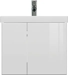 Тумба-умывальник подвесная Cersanit Colour 50 белый 64257+, 4