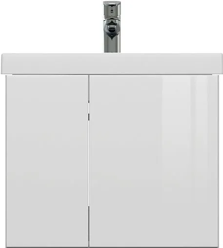 Тумба-умывальник подвесная Cersanit Colour 50 белый 64257+