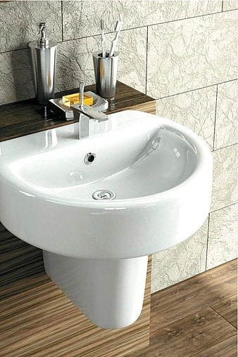 Раковина Sanita Luxe Best 55 белый WB.PD/Best/55-C/WHT.G/S1