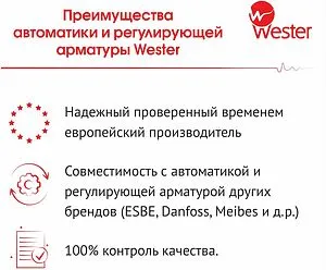 Трехходовой смесительный клапан 2&quot; Kvs 40.0 Wester FMV 131E WV-006, 3