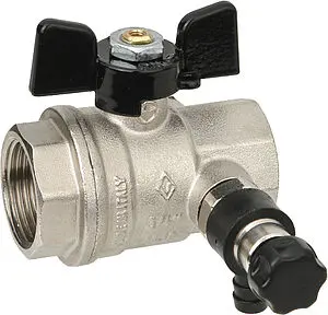 Кран шаровый 1&quot;в x 1&quot;в Bugatti Oregon 03320017, 1