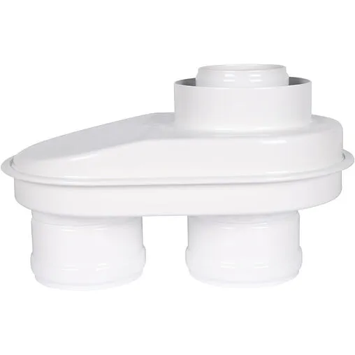 Адаптер разделительный Ø 60/100 x 80/80мм (алюм.) Rommer RCA-8080-250002