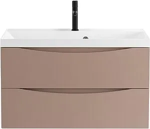 Тумба под умывальник подвесной BelBagno MARINO 90 Capucino Lucido MARINO-900-2C-SO-CL-P, 1