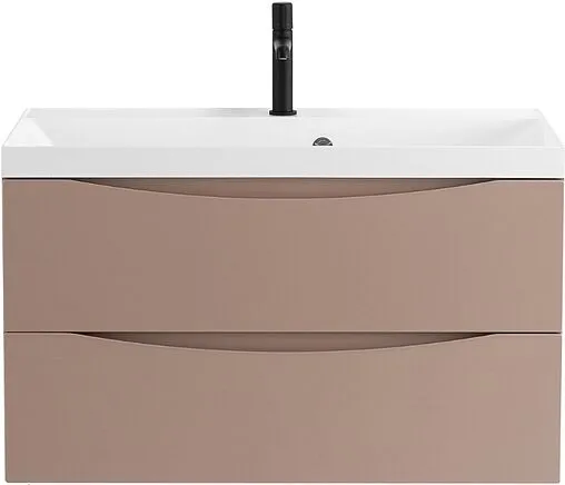 Тумба под умывальник подвесная BelBagno MARINO 90 Capucino Lucido MARINO-900-2C-SO-CL-P