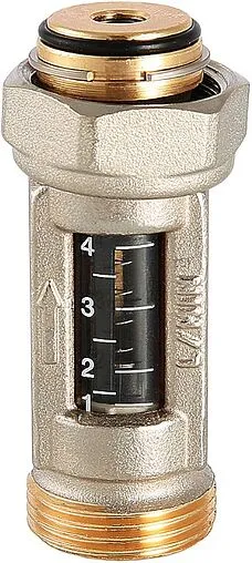 Расходомер проходной 1-4 л/мин. ¾&quot;ек x ¾&quot;ек Valtec VT.FLC15.0.0