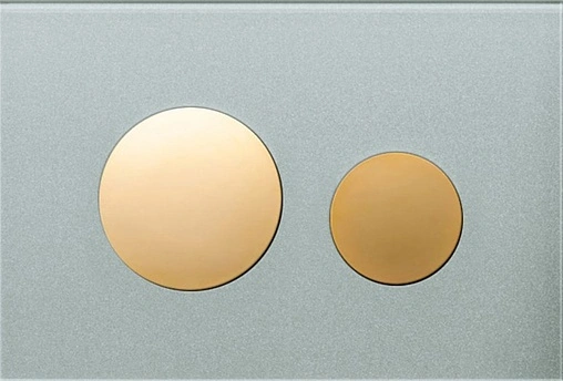 Клавиша смыва для унитаза TECEloop Modular кнопки/золото, стекло на выбор