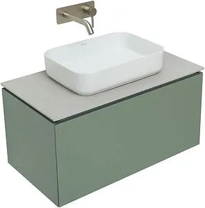 Тумба-умывальник подвесная Allen Brau Infinity 85 олива 1.21002.CGM+, 1