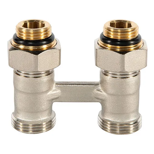 Узел нижнего подключения радиатора прямой ¾"ек x ¾"ек (½"н) Royal Thermo RTE 07.00001А Узел нижнего подключения радиатора прямой ¾"ек x ¾"ек (½"н) Royal Thermo RTE 07.00001А