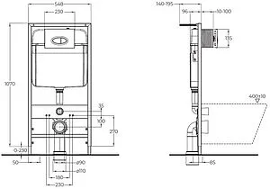 Комплект 5 в 1 BelBagno Stylus Tornado CZR-6601-TH-TOR/CZR-2316-SC/BB026/BB081CR с кнопкой хром глянцевый Комплект 5 в 1 BelBagno Stylus Tornado CZR-6601-TH-TOR/CZR-2316-SC/BB026/BB081CR с кнопкой хром глянцевый, 4