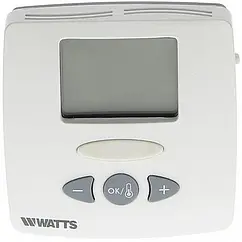 Радиотерморегулятор комнатный НО/НЗ WATTS WFHT-RF-LCD белый 10021132