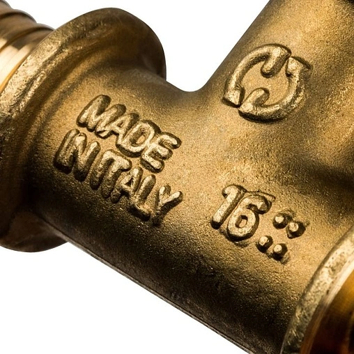 Тройник аксиальный соединительный 16мм Stout SFA-0013-000016