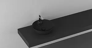 Раковина ISVEA SistemaY Soft 45 черный матовый 10SY65045SV-2N Раковина ISVEA SistemaY Soft 45 черный матовый 10SY65045SV-2N, 3