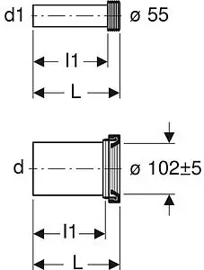 Комплект канализационной арматуры для инсталляции Geberit 152.426.46.1 Комплект канализационной арматуры для инсталляции Geberit 152.426.46.1, 3