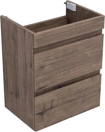 Тумба под умывальник подвесная Aquanet Нота New 50 дуб веллингтон/табак 00334190