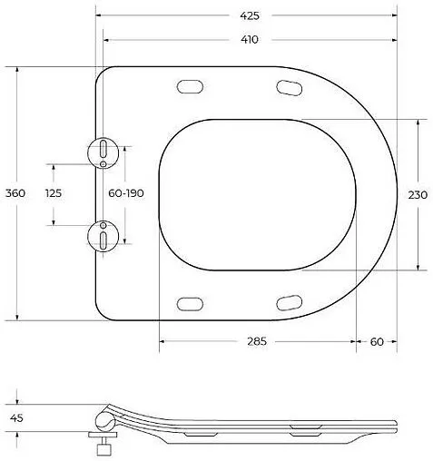 Унитаз подвесной безободковый BelBagno Uno белый BB3105CHR/SC