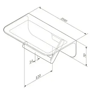 Держатель туалетной бумаги Am.Pm Sensation хром A30341500 Держатель туалетной бумаги Am.Pm Sensation хром A30341500, 2