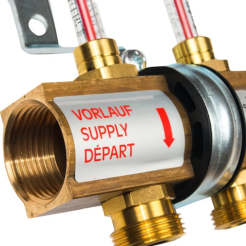Группа коллекторная с расходомерами 6 отводов 1&quot;в/в x ¾&quot;ек Watts HKV/T 10004200