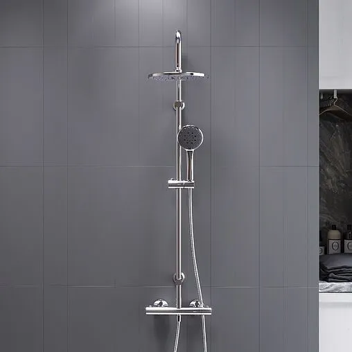 Душевая система с термостатом для душа Dorff Futura хром D0710400