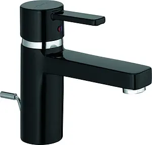 Смеситель для раковины Kludi Zenta чёрный/хром 382608675 Смеситель для раковины Kludi Zenta чёрный/хром 382608675, 1