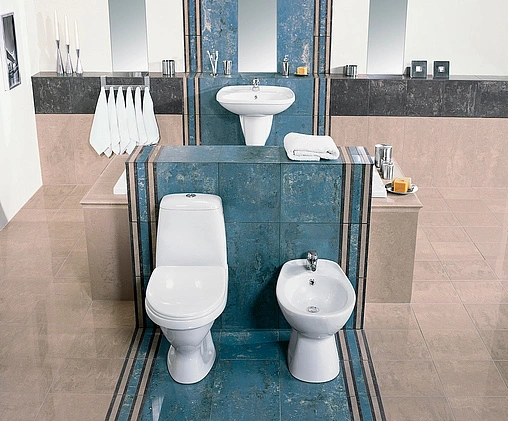 Биде напольное Cersanit Eko белый S-BI-EKO-S-w