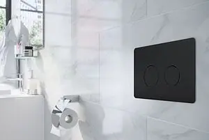 Клавиша смыва для унитаза Azario AZ-8200-0087/AZ-P57-0190 черный матовый, 3