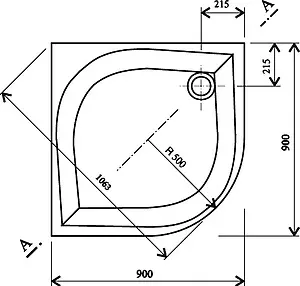Поддон для душа Ravak Elipso-90 PAN A227701410, 3