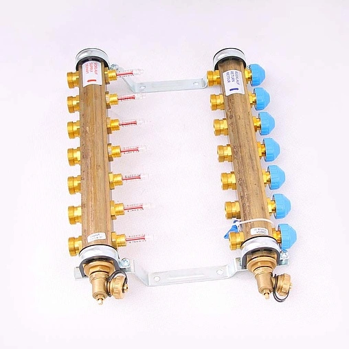 Группа коллекторная с расходомерами 7 отводов 1&quot;в/в x ¾&quot;ек Watts HKV/T 10004201
