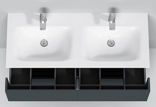 Тумба под умывальник подвесная Am.Pm Spirit 2.0 120 графит M70AFHD1202GM