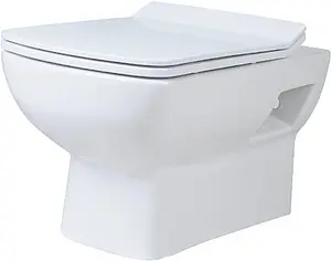 Унитаз подвесной Creo Ceramique Tours белый TO1100N+TO1001N Унитаз подвесной Creo Ceramique Tours белый TO1100N+TO1001N, 1