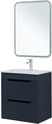 Тумба под умывальник Aquanet Практика 60 маренго 00330458