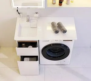 Тумба-умывальник напольная Am.Pm X-Joy 40 белый/светлое дерево M85AFSX0402WG+ Тумба-умывальник напольная Am.Pm X-Joy 40 белый/светлое дерево M85AFSX0402WG+, 4