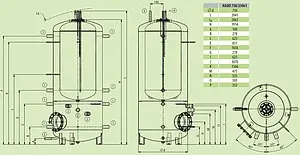 Буферная емкость Drazice NADO 750/250 v1 121680374, 2