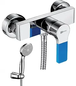 Смеситель для душа Lemark Aura хром/синий LM0603C, 1