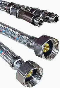 Гибкая подводка для смесителя (пара) Azario 0.5м x ½&quot;в x М10x1 L18/35мм AZ-50MF, 2