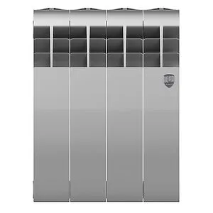 Радиатор биметаллический 4 секций Royal Thermo Biliner B 350 Silver Satin RTBS335004 Радиатор биметаллический 4 секций Royal Thermo Biliner B 350 Silver Satin RTBS335004, 2
