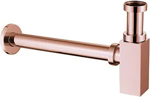 Сифон бутылочный для раковины Abber RECHTECK розовое золото AF0031RG Сифон бутылочный для раковины Abber RECHTECK розовое золото AF0031RG, 1