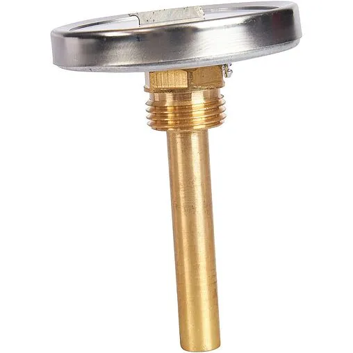 Термометр биметаллический Rommer 63мм 120°С гильза 75мм ½&quot; RIM-0001-637515