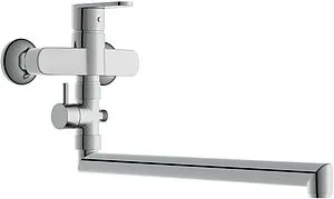 Смеситель для ванны с длинным изливом Cersanit Cari хром 63028, 5