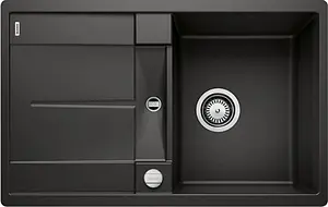 Мойка кухонная Blanco Metra 45 S-F 77 черный 525917 Мойка кухонная Blanco Metra 45 S-F 77 черный 525917, 1