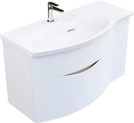 Тумба под умывальник подвесная Kerama Marazzi Riva 100 L белый RV.100Lh\WHT.M