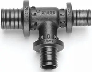 Тройник аксиальный редукционный 20мм x 16мм x 16мм Rehau Rautitan PX 11600811001 Тройник аксиальный редукционный 20мм x 16мм x 16мм Rehau Rautitan PX 11600811001, 1