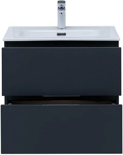 Тумба под умывальник подвесная Aquanet Алвита New 60 антрацит 00277511
